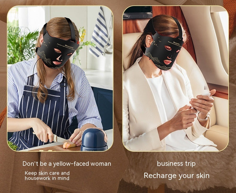 Premium LED Therapy Mask for Deep Skin Rejuvenation.