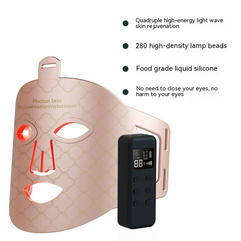 Premium LED Therapy Mask for Deep Skin Rejuvenation.